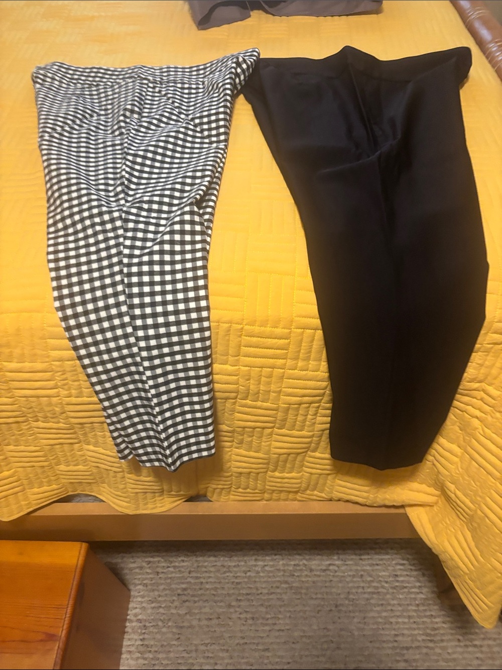 Barely worn if at all . Two for the price of one